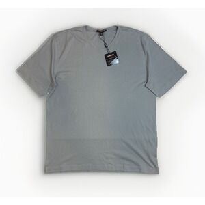 Kirkland Men's Premium V-neck Tee Grey Pima Cotton Short Sleeve Size XL NWT